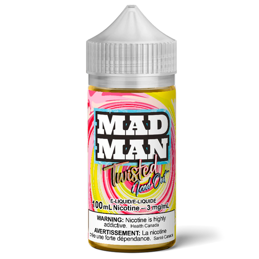 MADMAN ICE TWISTED Strawberry & Lemon 100ML