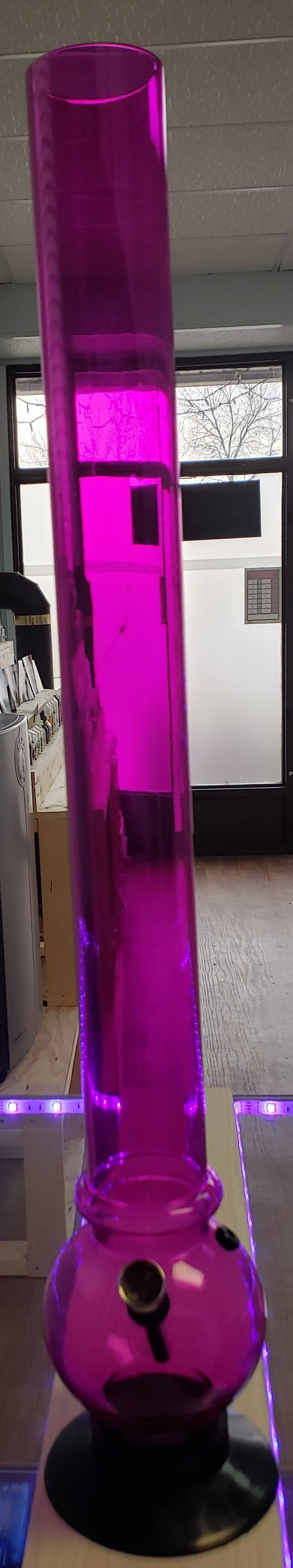 22 inch acrylic water bong