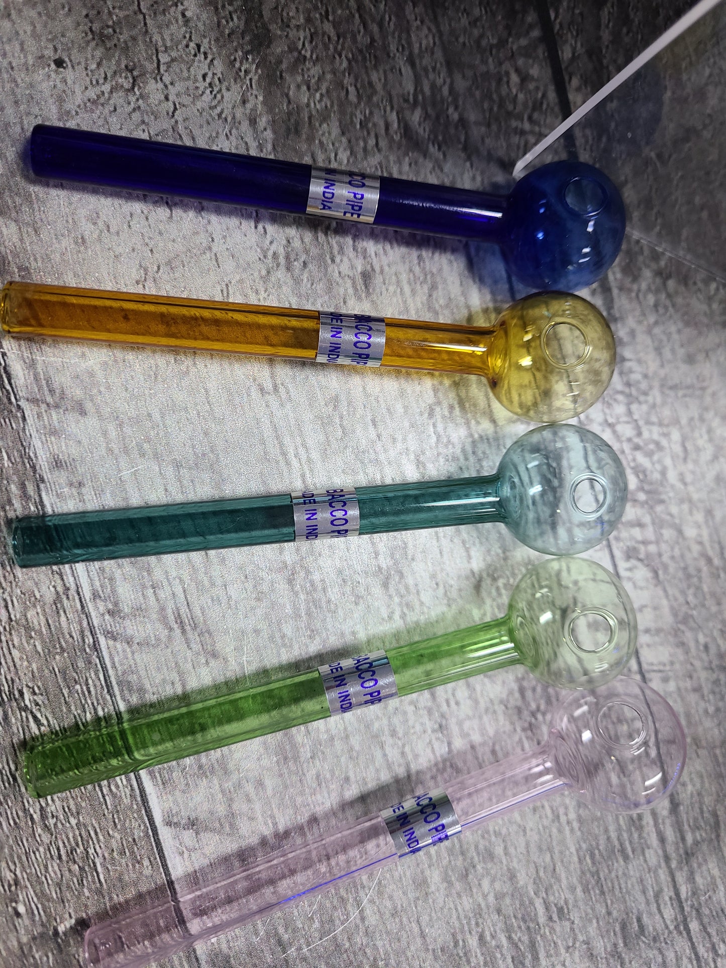 Oil burner pipe assorted colors and sizes