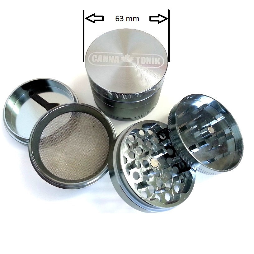 CANNATONIK ANODIZED ALUMINIUM GRINDER 63 MM