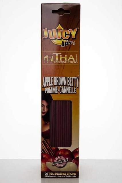 Juicy Jay's Thai Incense Sticks Apple Brown
