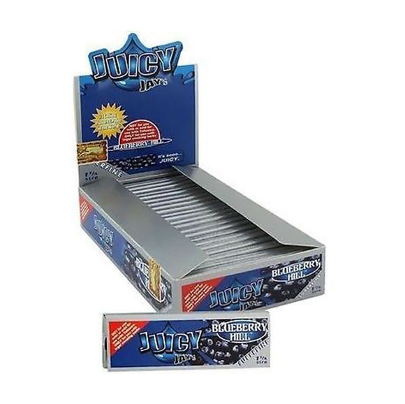Juicy Jay Superfine Rolling Papers Blueberry 1.25