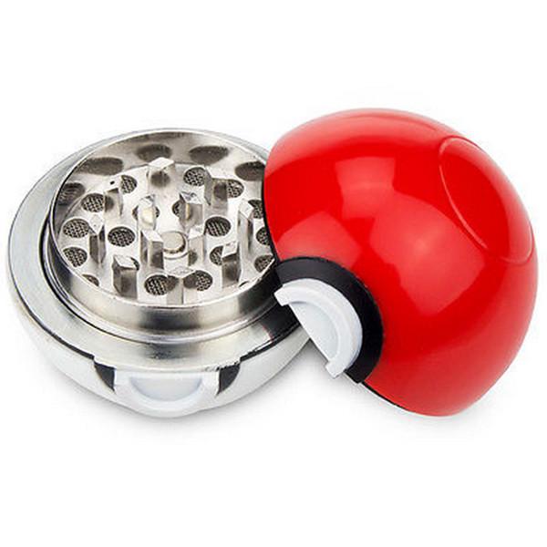 Red Pokemon Ball 53mm Herb Grinder