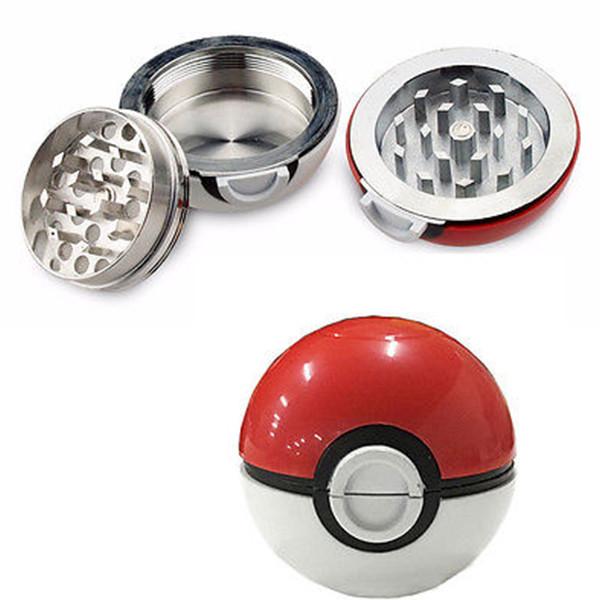 Red Pokemon Ball 53mm Herb Grinder