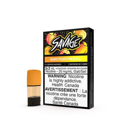 STLTH POD PACK SAVAGE MANGO PEACH PINEAPPLE (3 PACK)